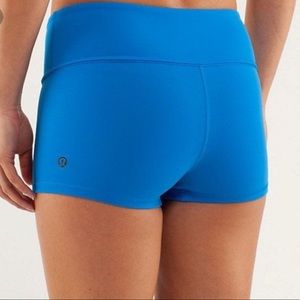 Blue lululemon shorts